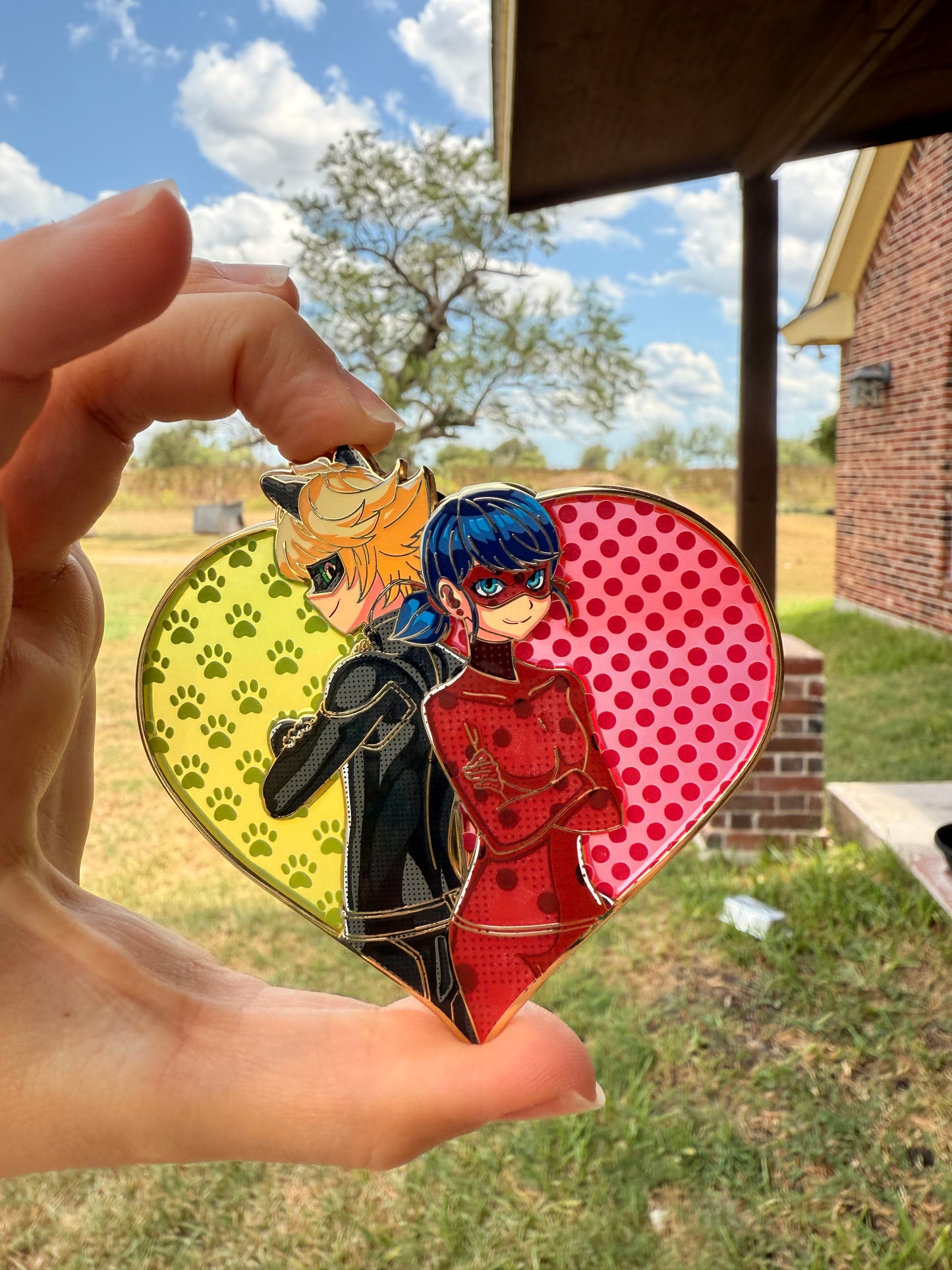 Love bug in hand