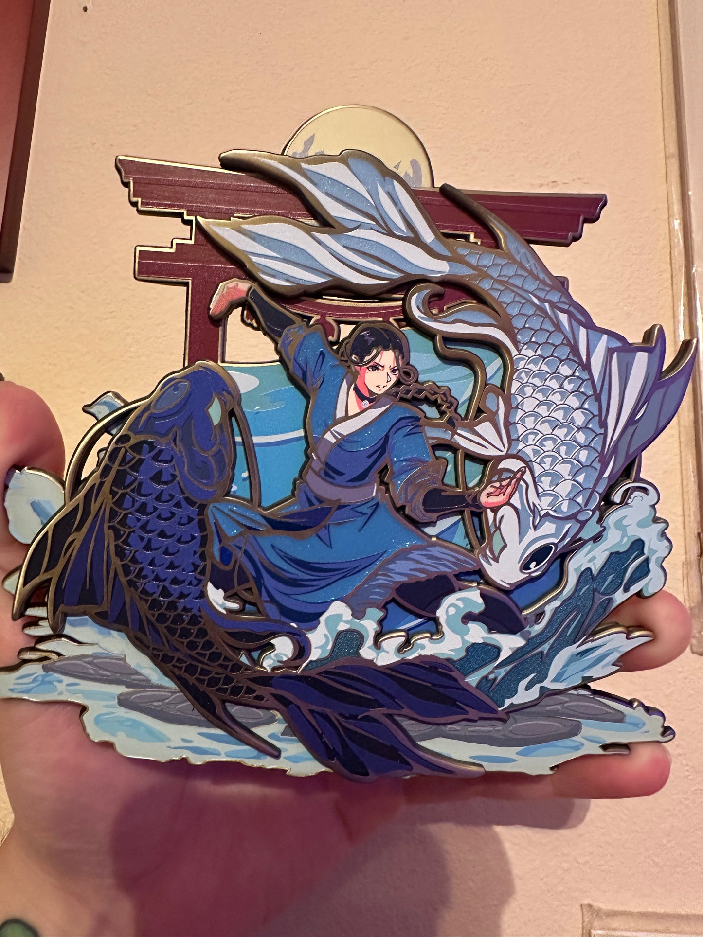 Not water princess in hands