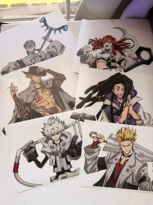 Trash hunters stickers